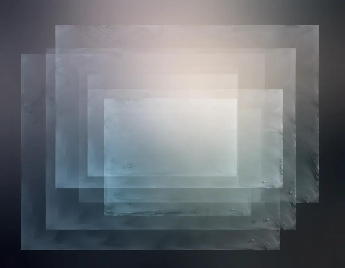 曇りガラス風の抽象的なイメージ画像